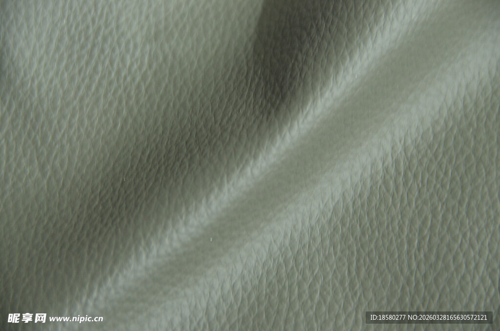 浅绿柔软皮革纹理特写