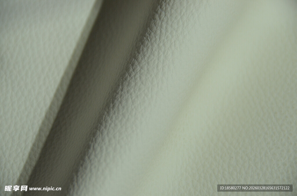 米白色细腻纹理皮革面料