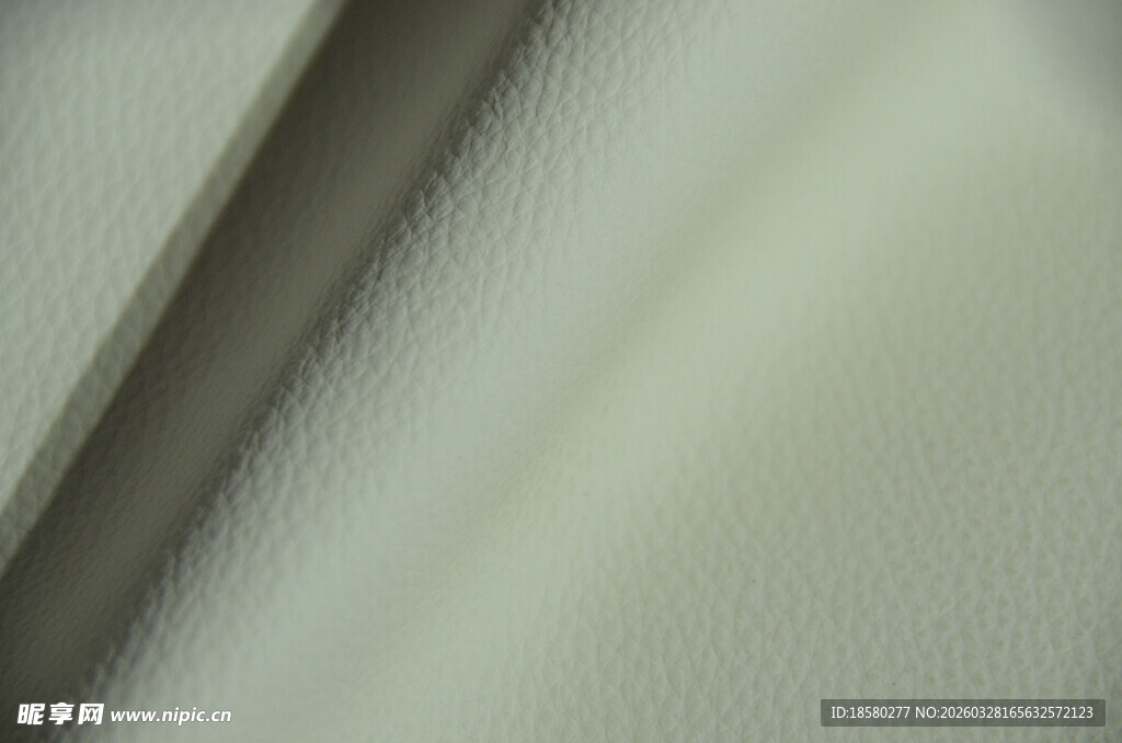 米白色纹理布料皮革菱格细节展示