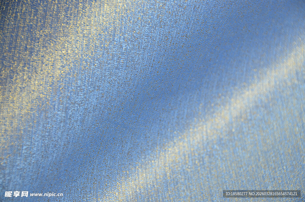 蓝色渐变闪光面料纹理背景