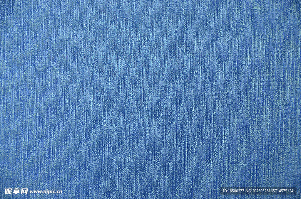蓝色牛仔布料纹理