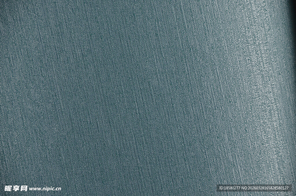蓝绿色纹理布料特写