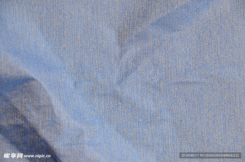 浅蓝色褶皱布料纹理