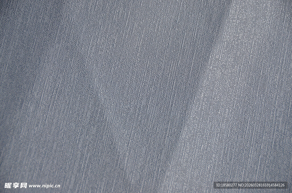 浅灰色纹理布料特写