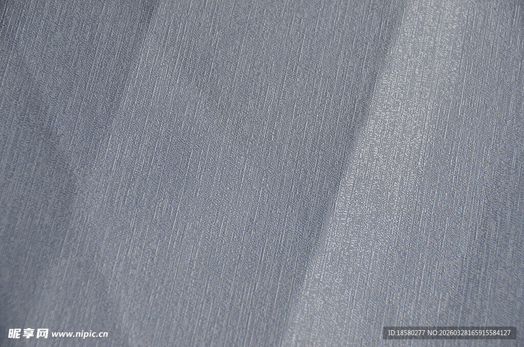 浅灰色纹理布料特写