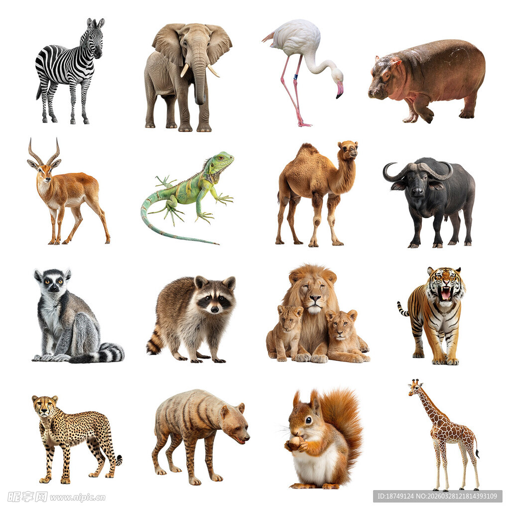 多样野生动物大集合