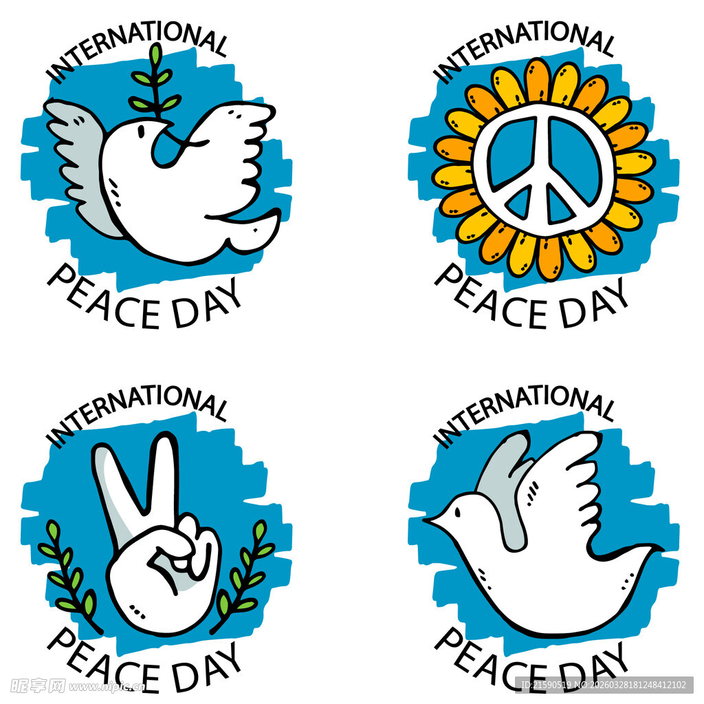 国际和平日标志图案