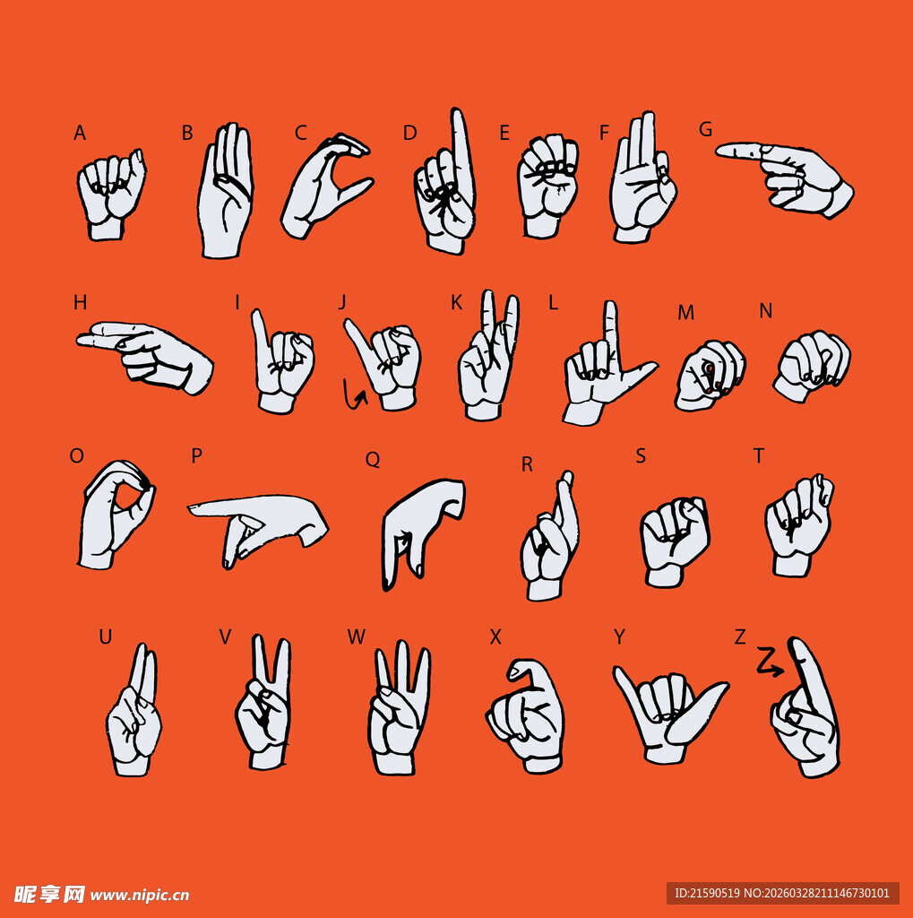 多样手势图案设计