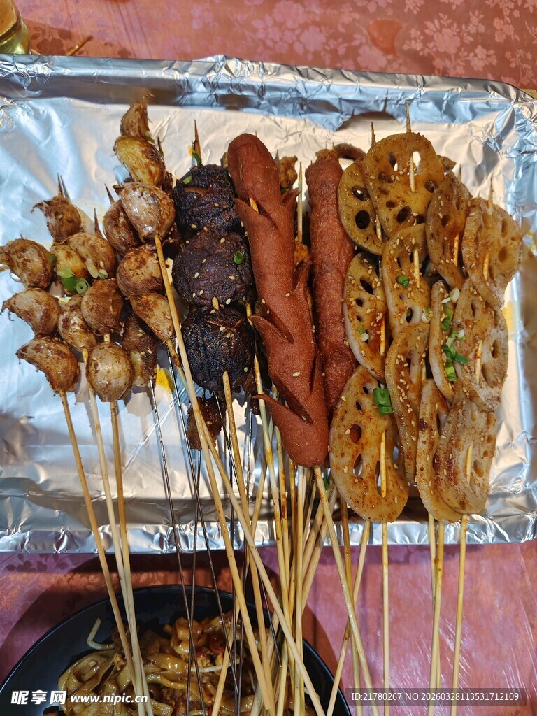 美味烤串诱人呈现