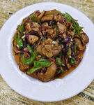 美味双椒炒茄子