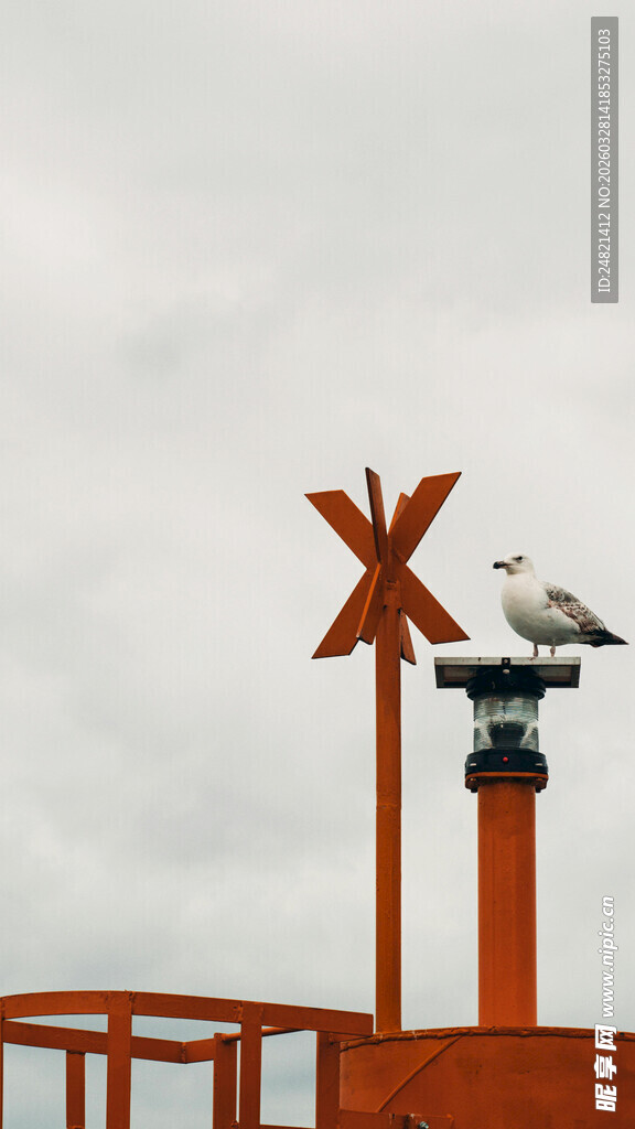 屋顶上的风向标