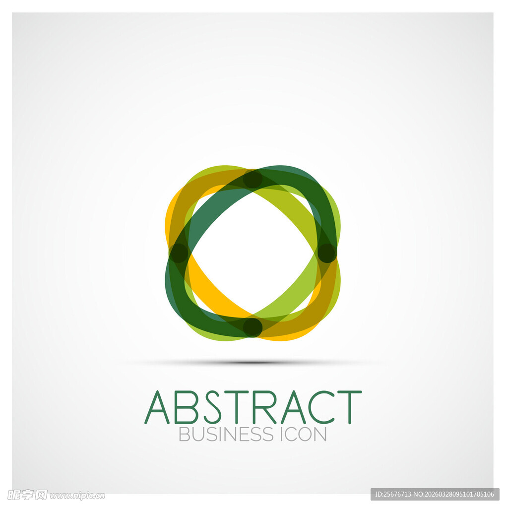 抽象环形标志设计