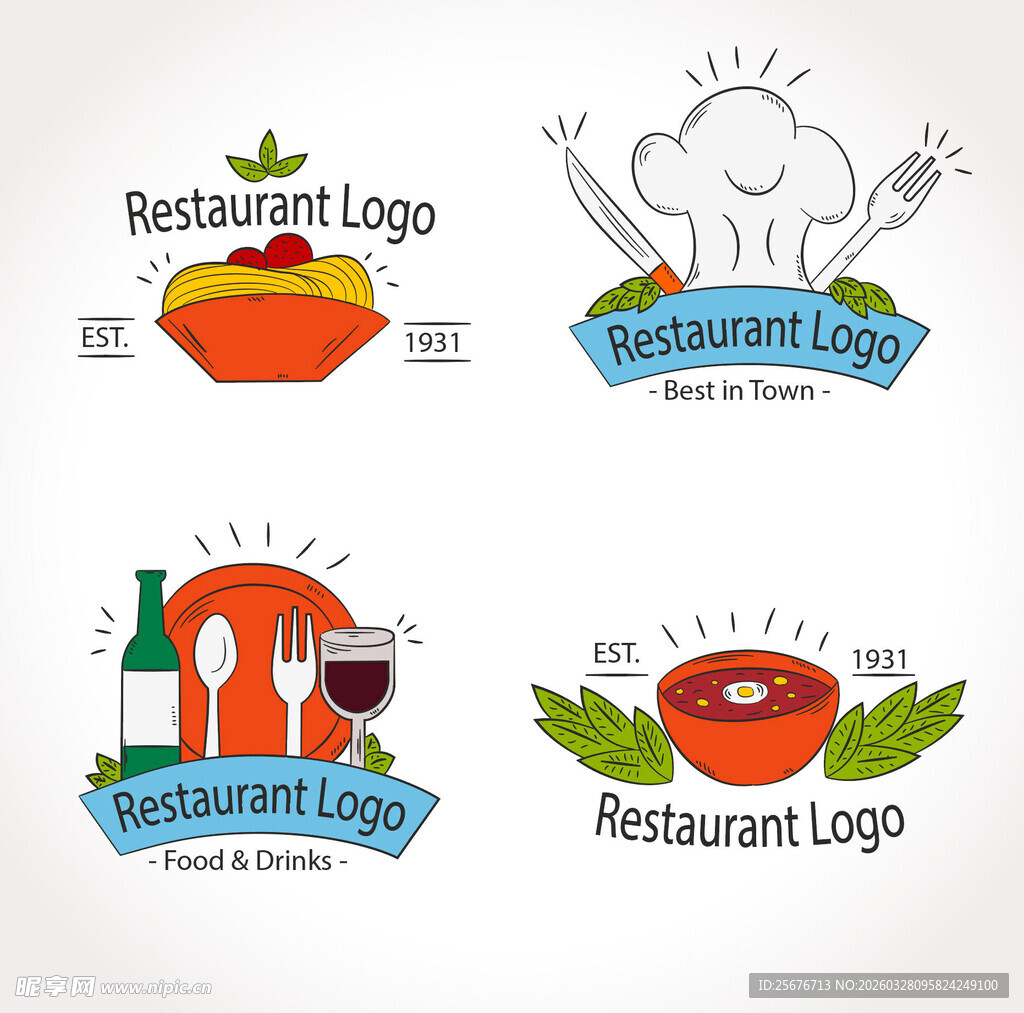 餐厅标志设计集合