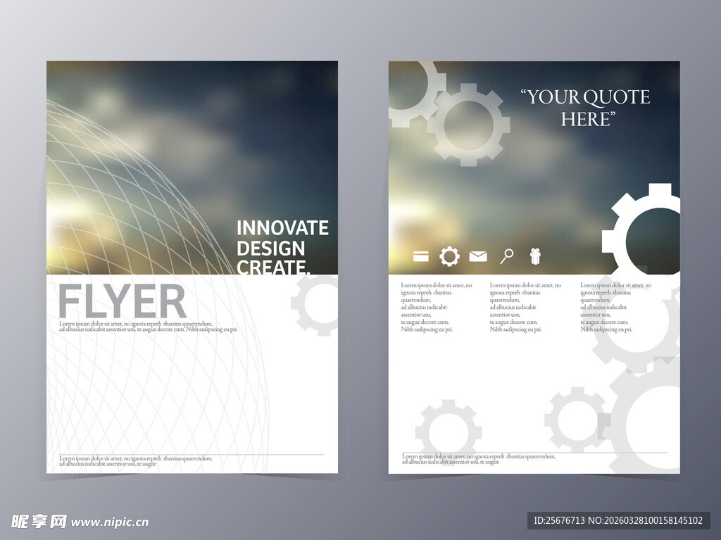 商务传单模板设计