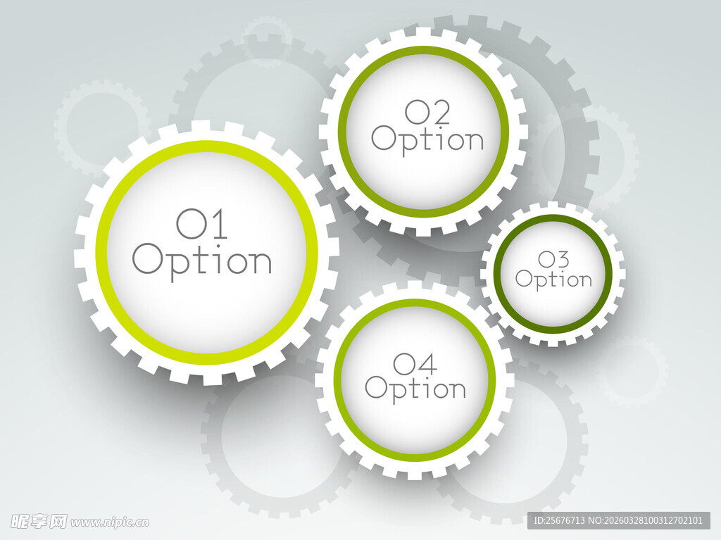圆形标签设计元素