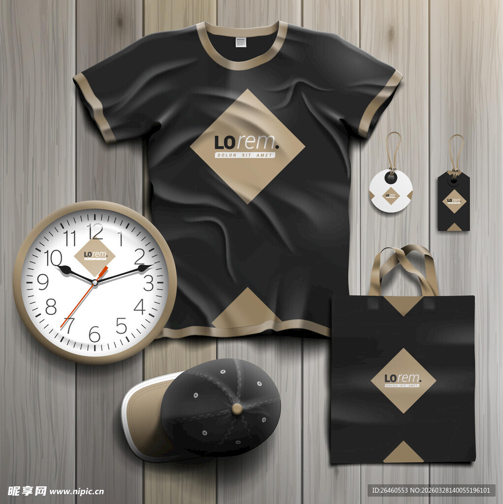 时尚服饰与配饰组合展示