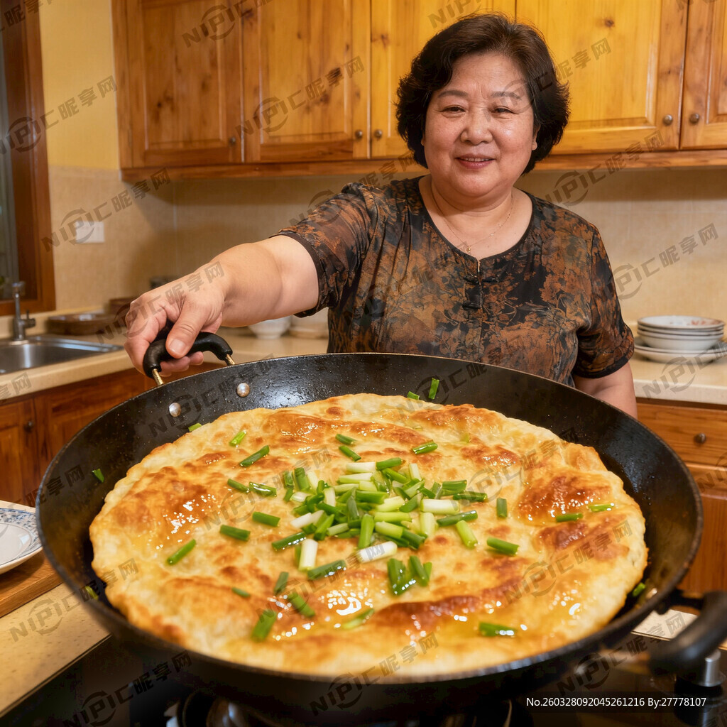 不胖 中年女性 大葱饼