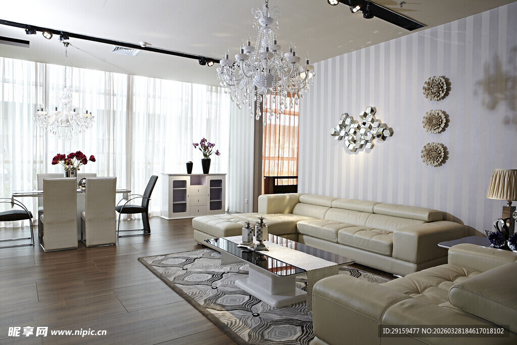 现代简约风豪华客厅展示