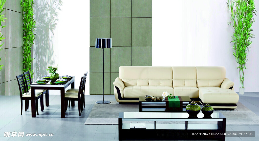 现代简约风格客厅场景