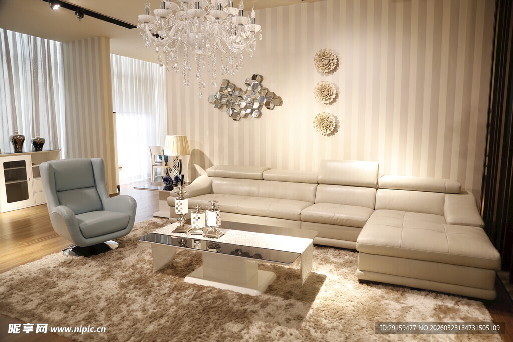 现代简约风客厅优雅场景