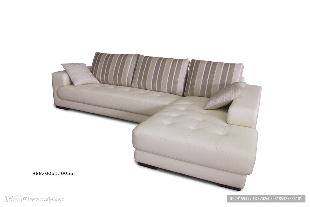 现代简约转角沙发