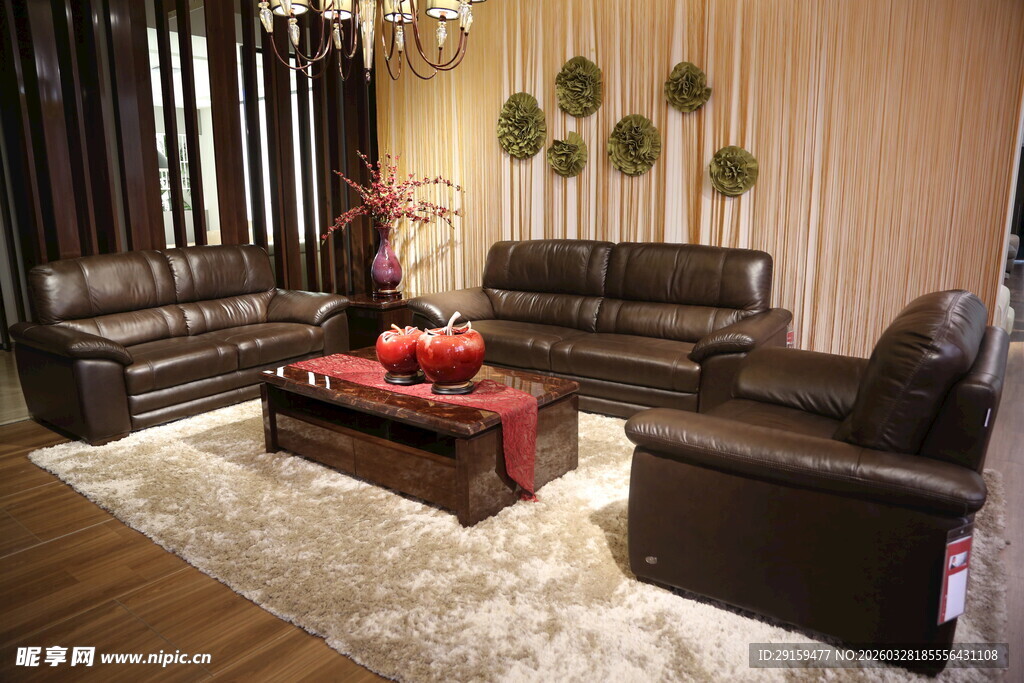 现代风格豪华客厅场景