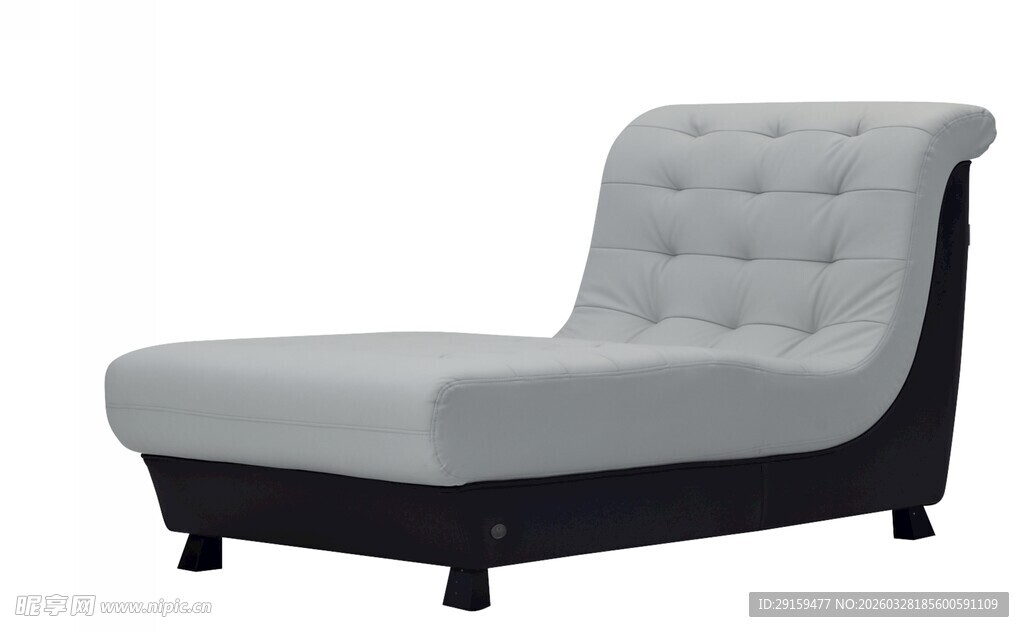 现代简约风格单人贵妃躺椅