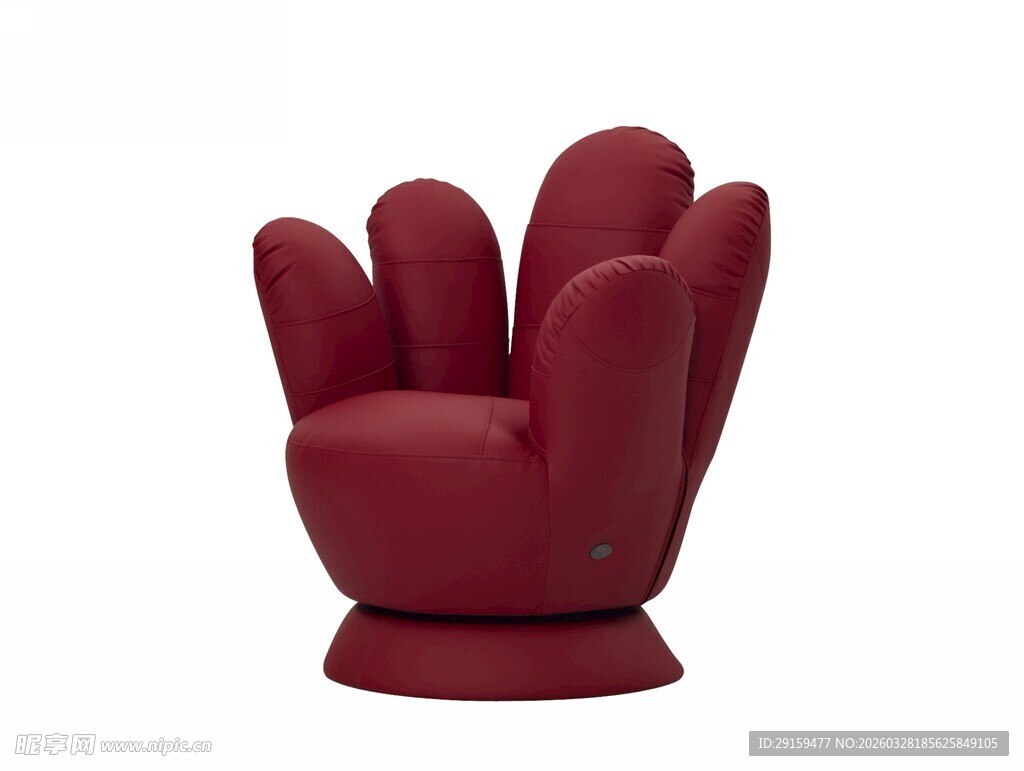 红色手掌造型创意沙发