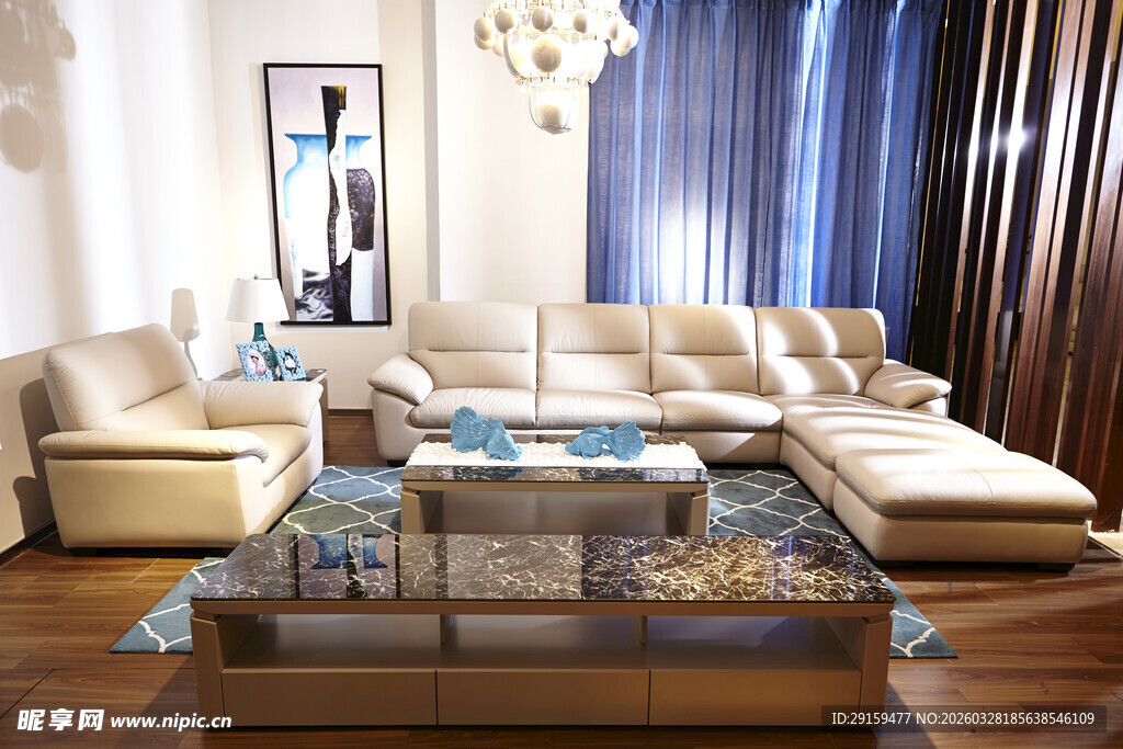 现代简约风格客厅场景