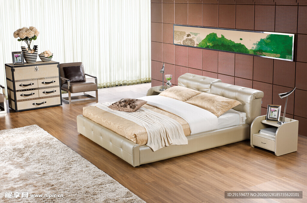 现代简约风格温馨卧室