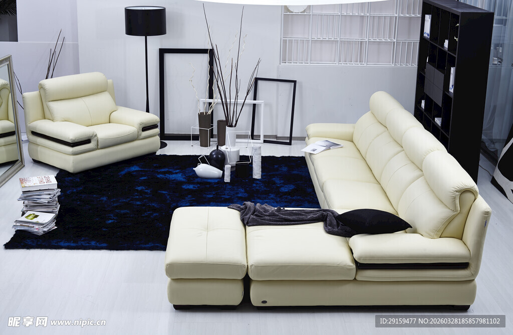 现代简约风格客厅沙发组合