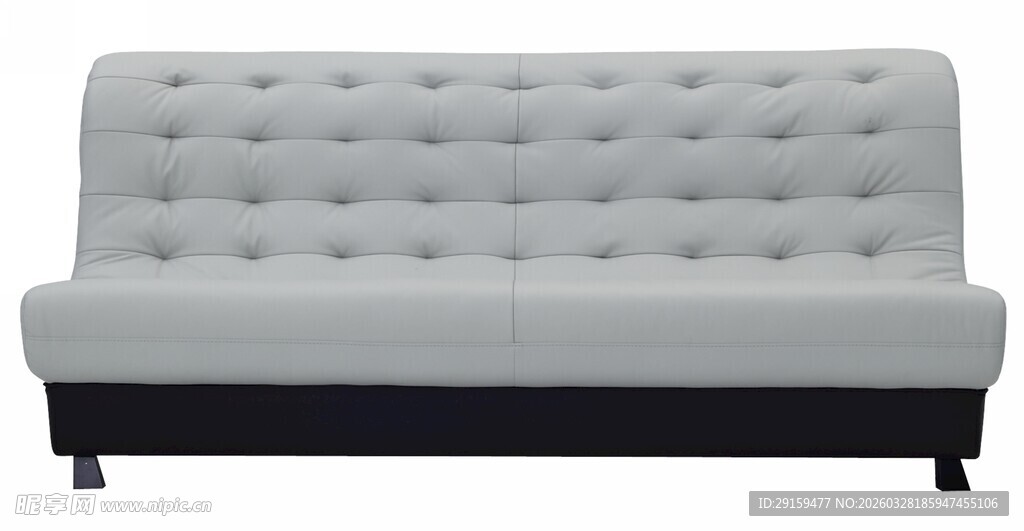 简约白色纽扣装饰沙发