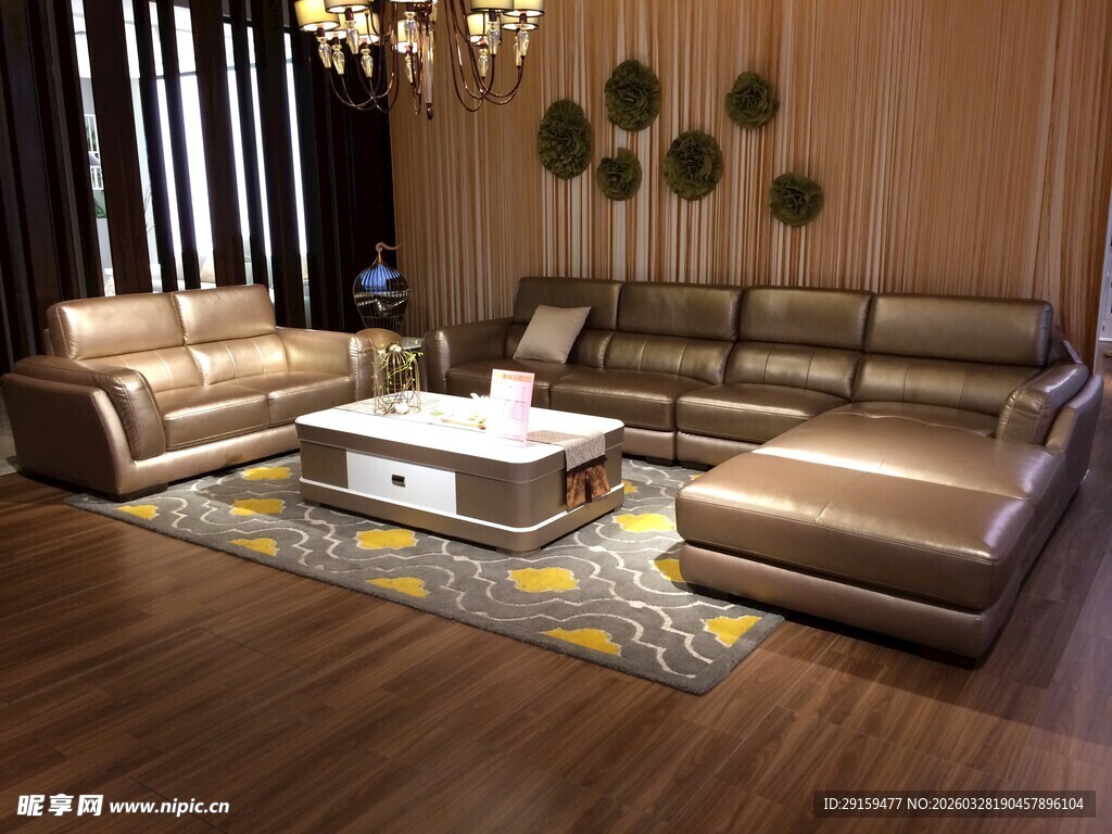 现代奢华客厅沙发组合