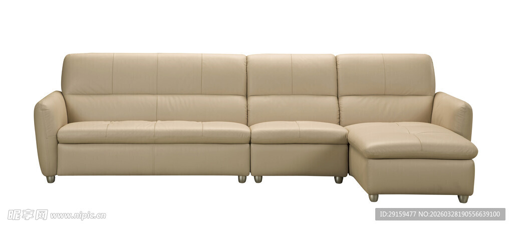 米色转角沙发简约大气