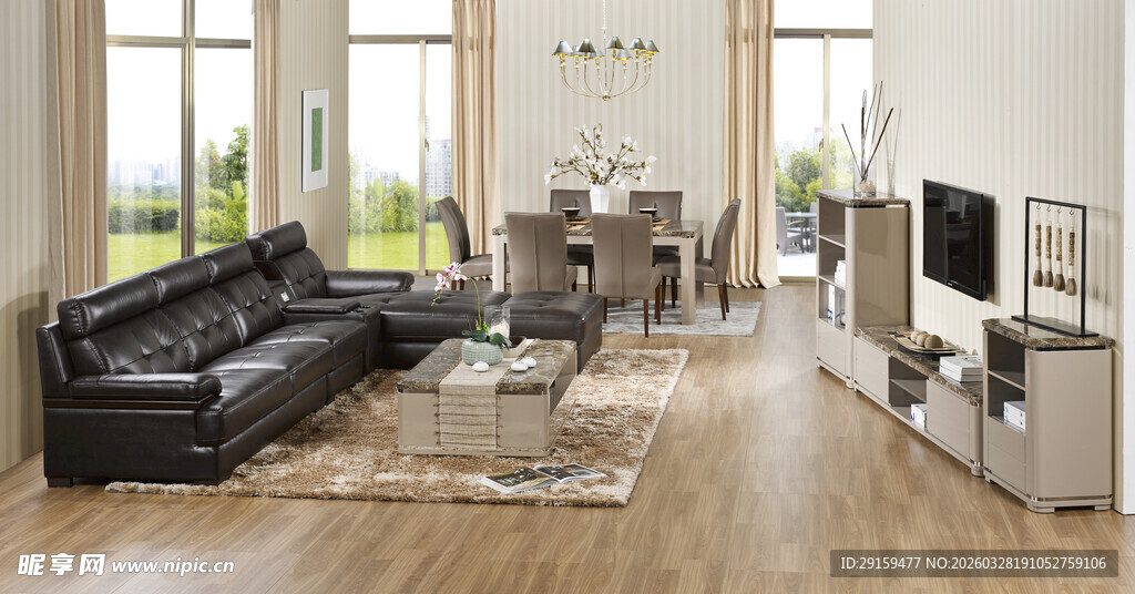 现代简约风格客厅展示