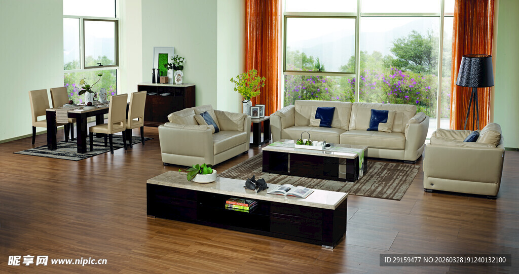 现代简约风格客厅展示