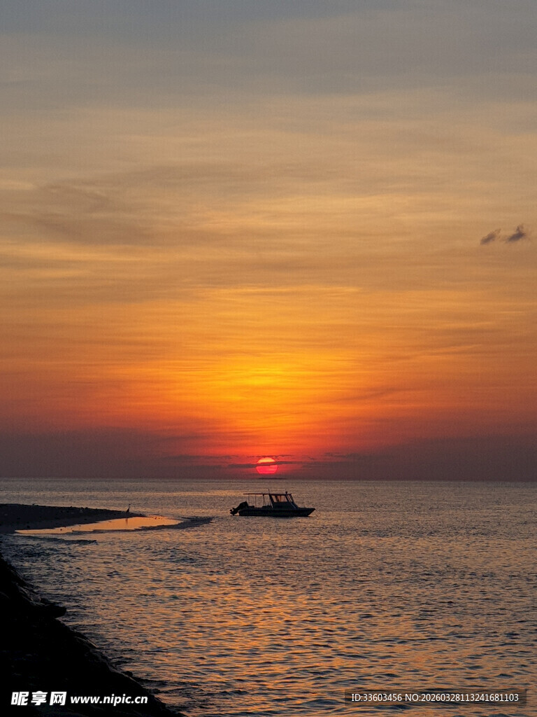 海边日落美景