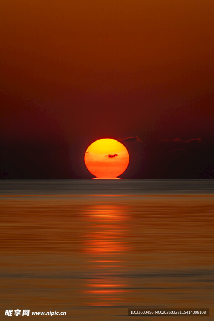 海上落日美景