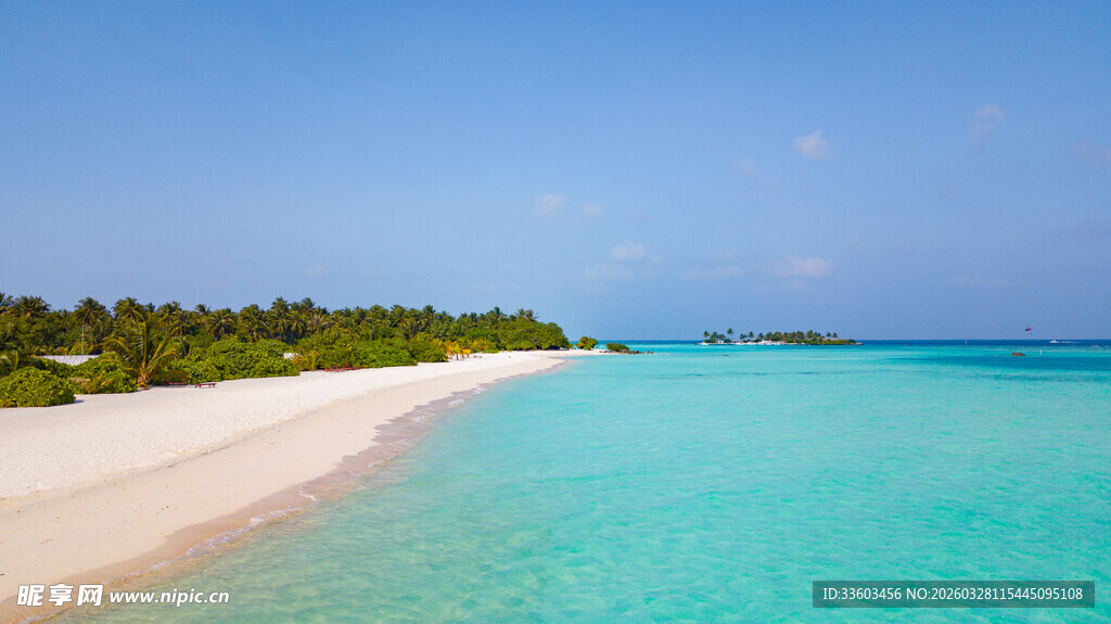 美丽的热带海滩风光