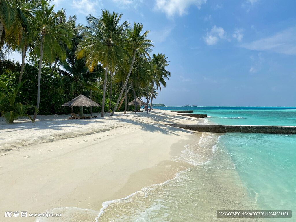 美丽的热带海滩风光