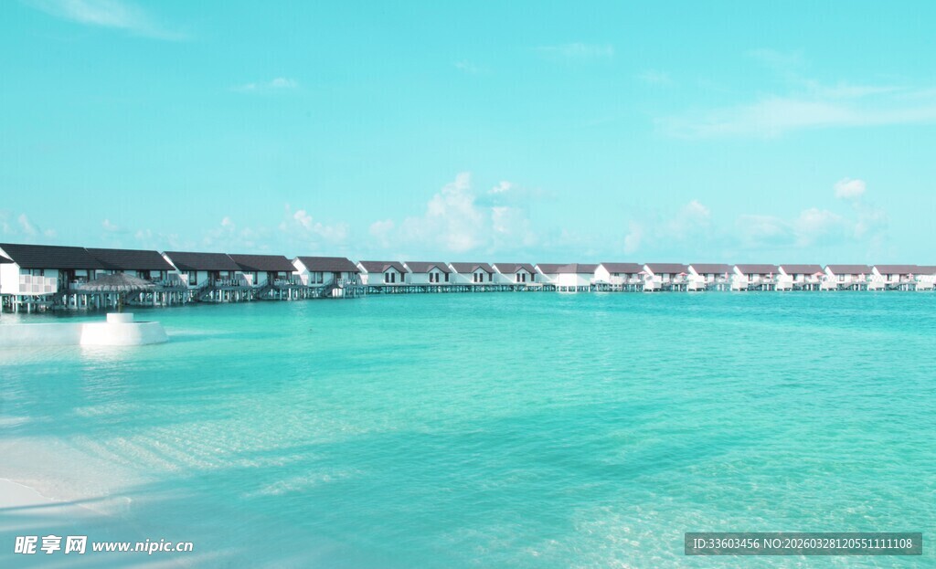 马尔代夫绝美水上风光