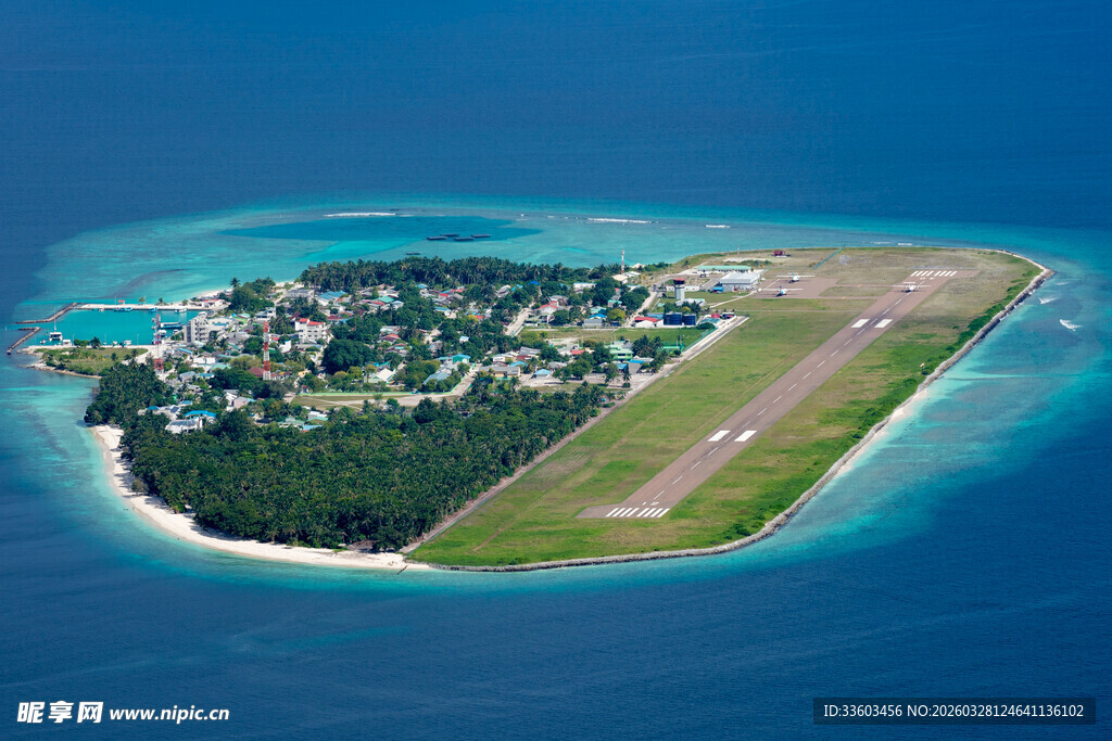 美丽海岛机场景观
