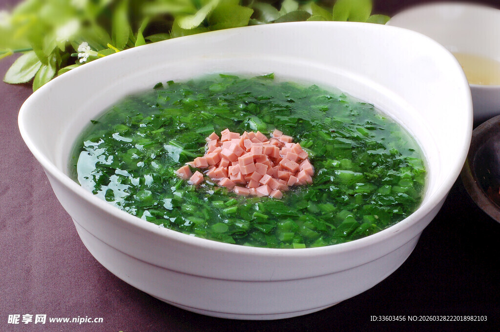 菠菜肉末汤