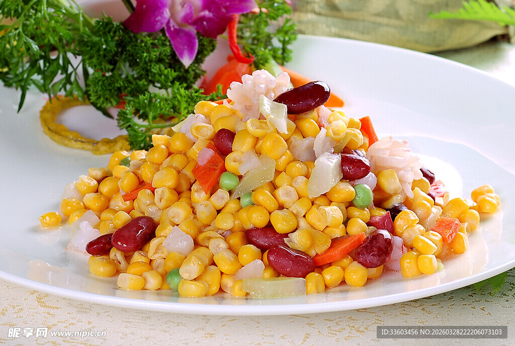 五彩虾仁玉米粒