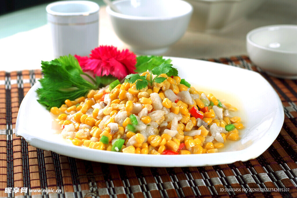 美味玉米虾仁炒饭