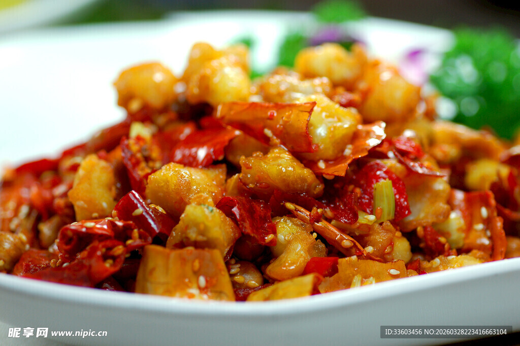 香辣爽口辣子鸡丁