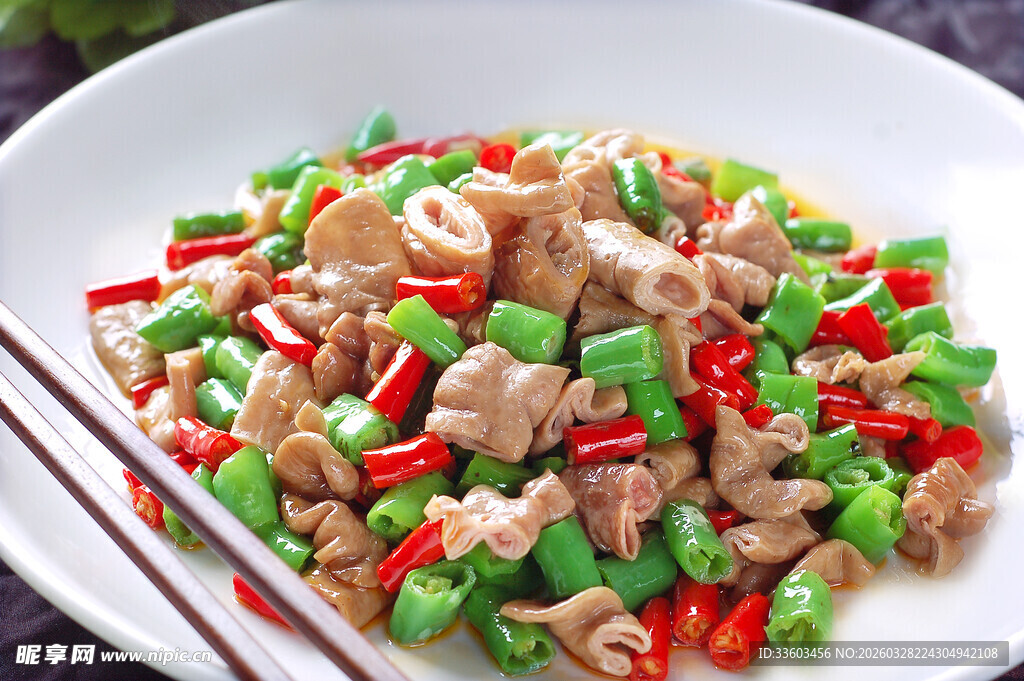 尖椒炒肥肠