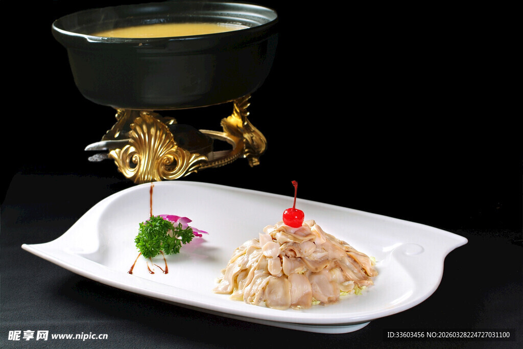 热菜小米鲍鱼仔