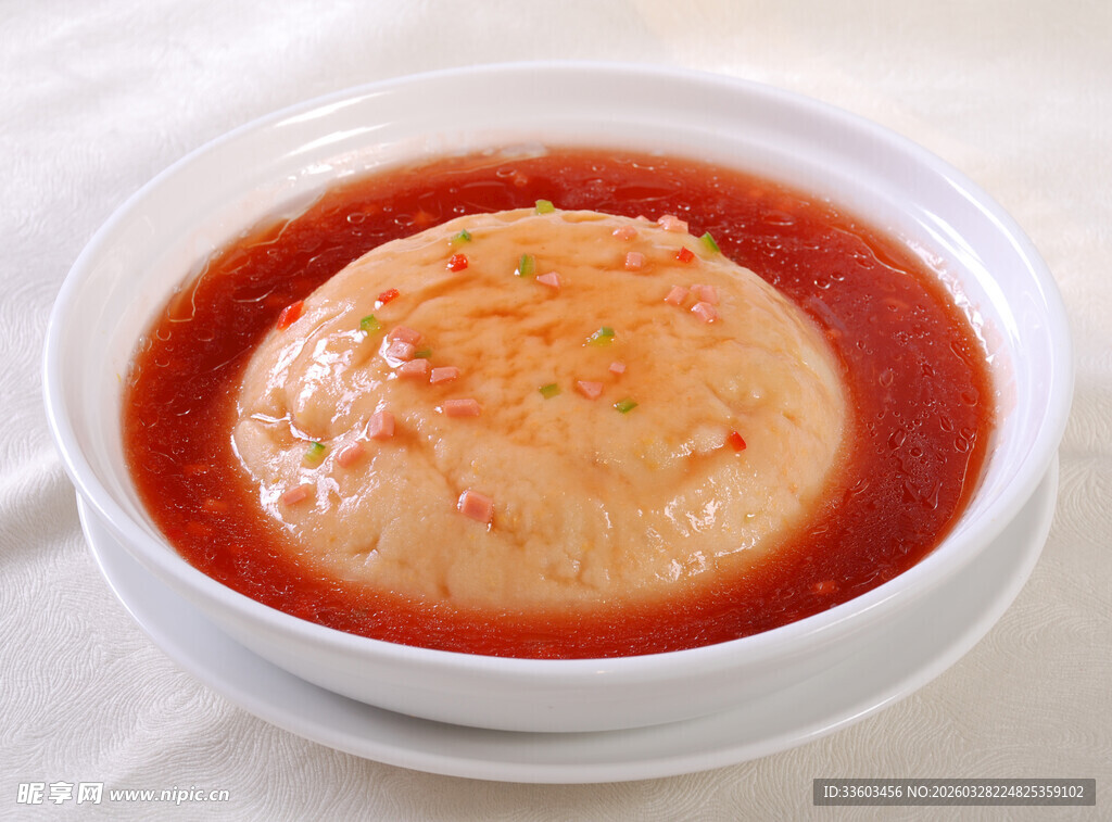 番茄浓汤香葱土豆泥