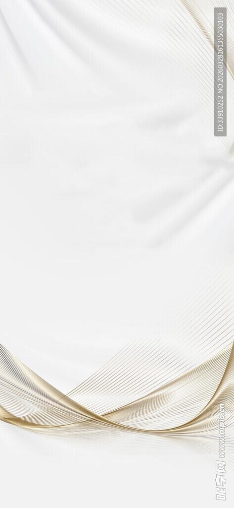 金色链条饰品简约优雅白色背景